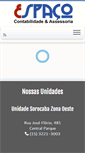 Mobile Screenshot of espacocontabilidade.com